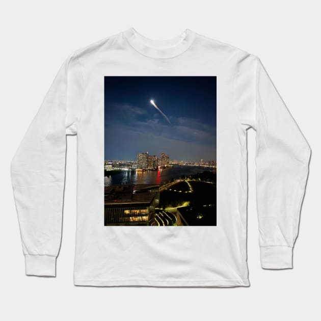 Shooting Star NYC Long Sleeve T-Shirt by emiliapapaya